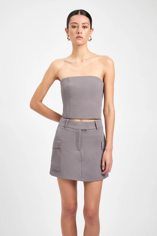 Kookai Ariel Crop & Cargo Mini Skirt