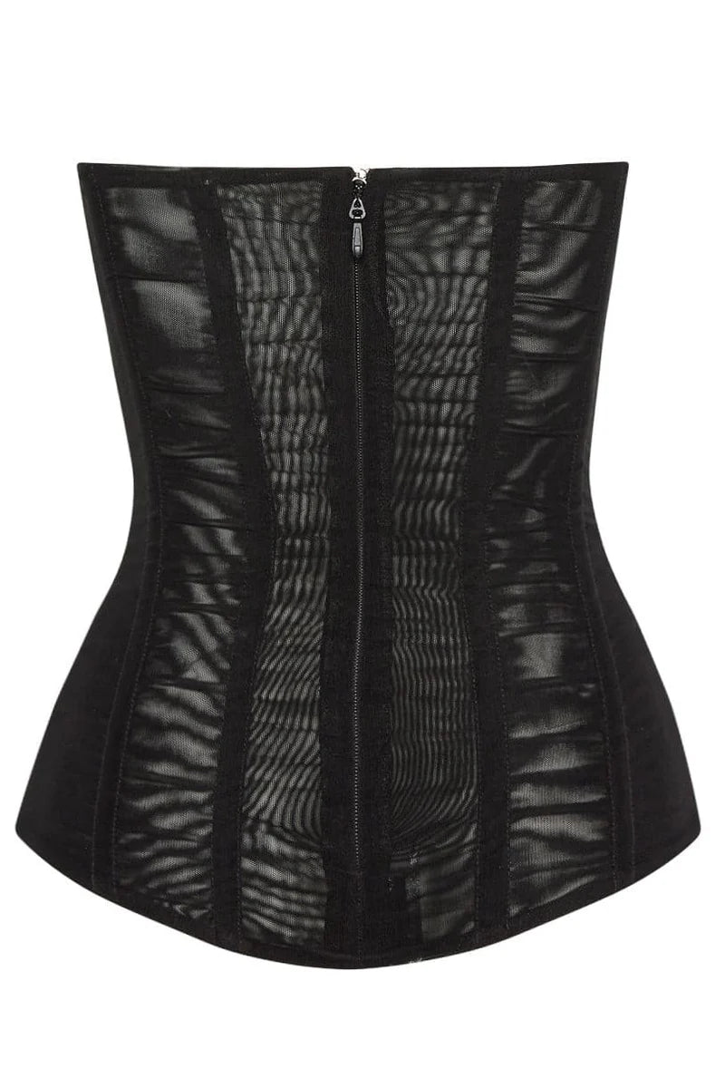 Leau Muse Mesh Corset Black