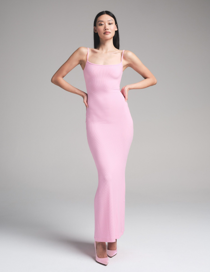 Skims Soft Lounge Slip Dress Bubblegum