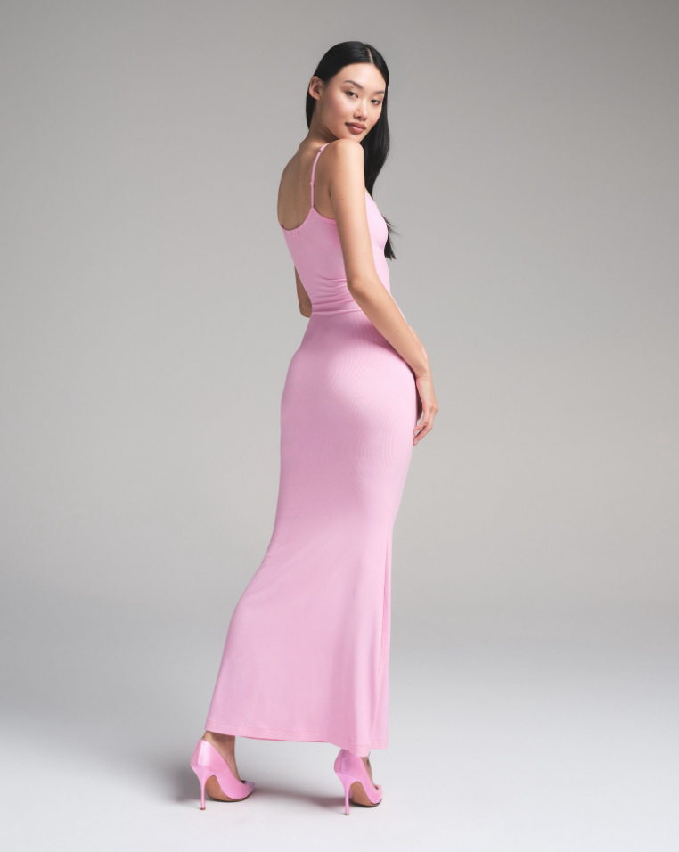 Skims Soft Lounge Slip Dress Bubblegum