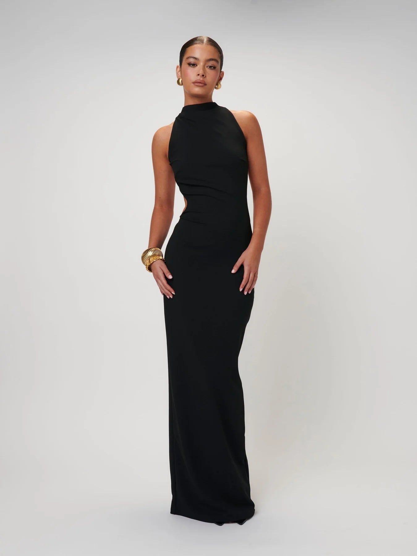 Effie Kats Ambre Gown Black