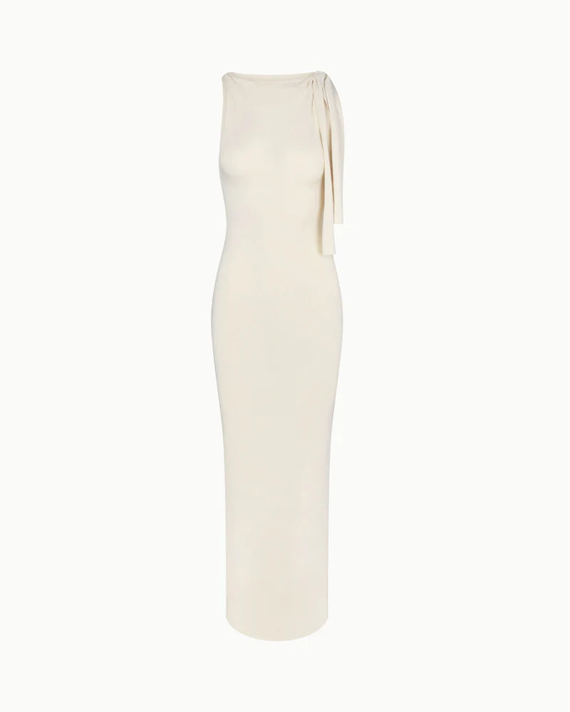 Khy Sueded Knotted Maxi Dress